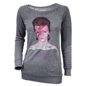 Chaser LA David Bowie Raglan Burnout Tee